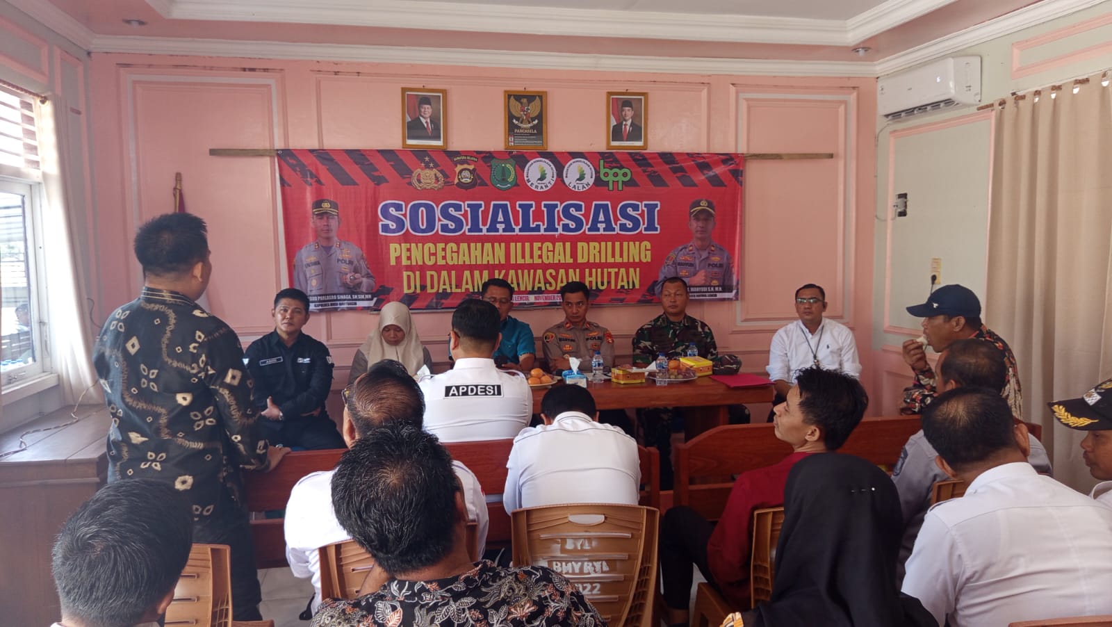 Sosialisasi Illegal Drilling dan Refinery, Kapolsek Bayung Lencir: Eksploitasi Minyak Tanpa Izin Masih Ilegal, Apalagi di Kawasan Hutan