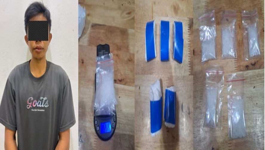 Kabur dari Polisi, Bandar Sabu 54 Gram Justru Tunjukkan Sendiri Lokasi Barang Bukti