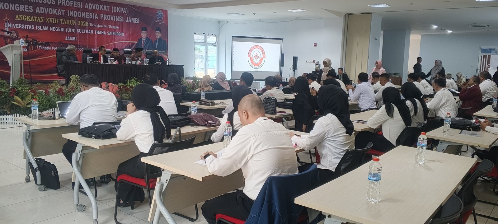 Kerja Sama KAI-UIN STS Jambi, 34 Peserta Ikuti Diklat Khusus Profesi Advokat